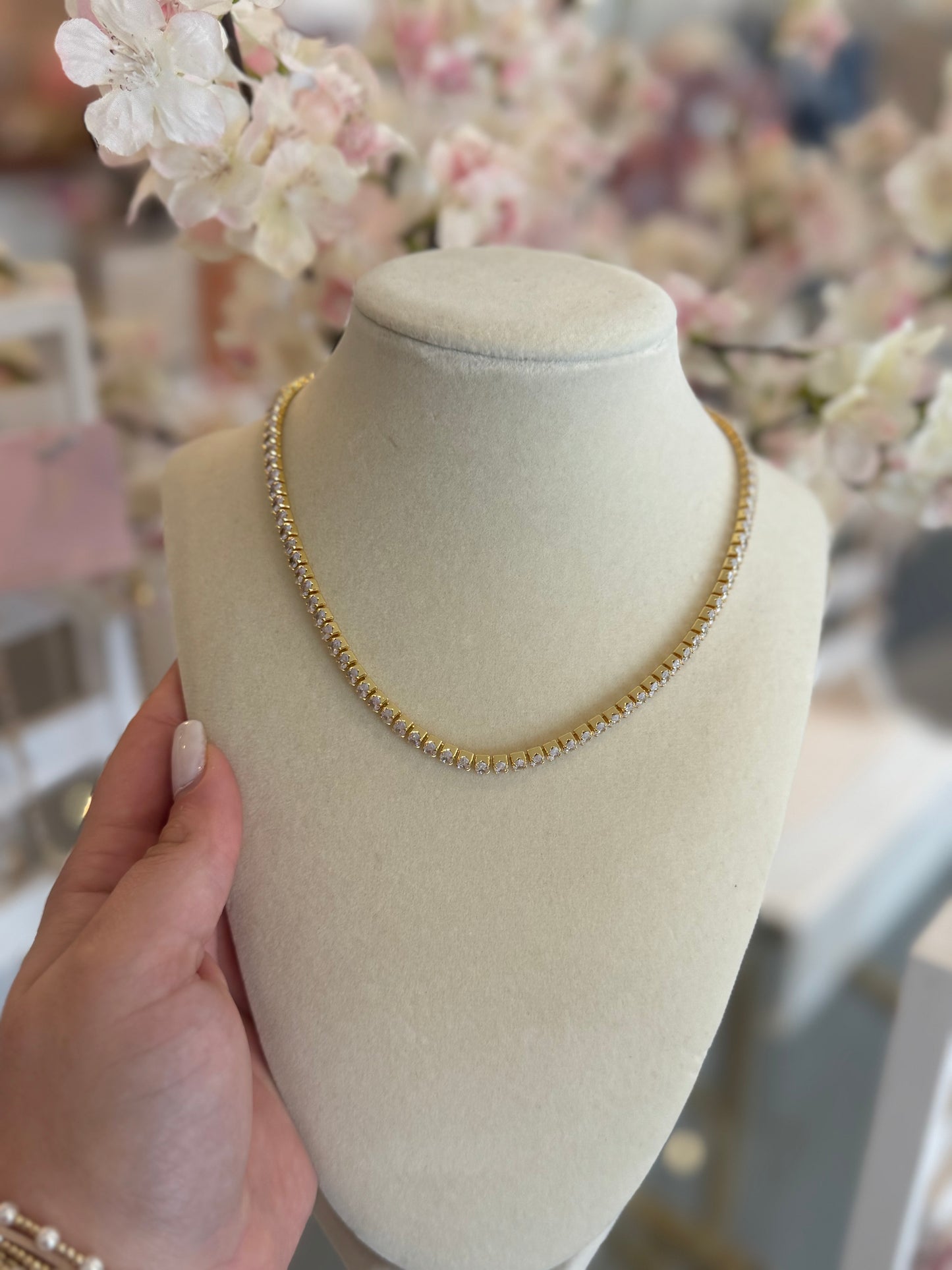 Marquise Tennis Necklace