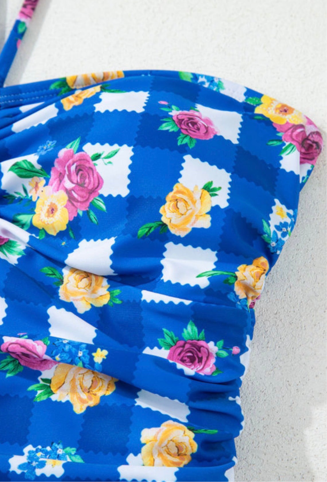 Vintage Floral Swim Set