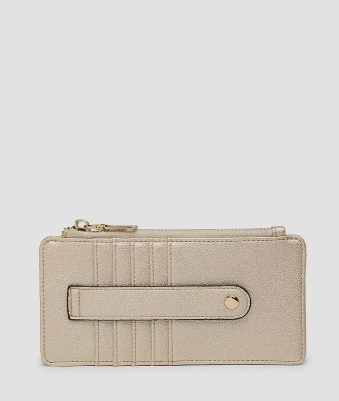 Saige Card Holder Gold