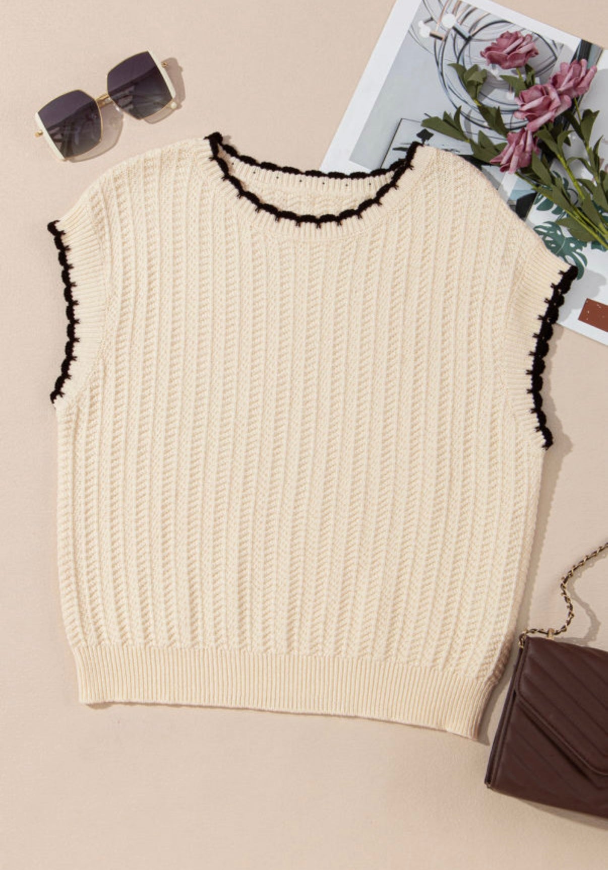 Sand Knit Blouse