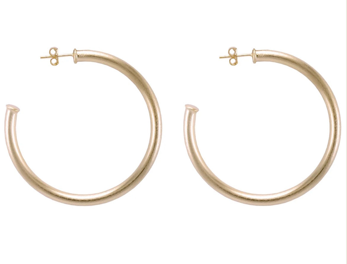 Sheila Fajl - Small Everybody’s Favorite Hoop Champagne