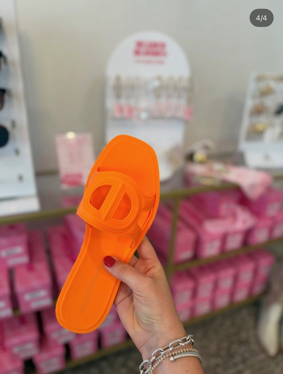 Orange Diva Slides