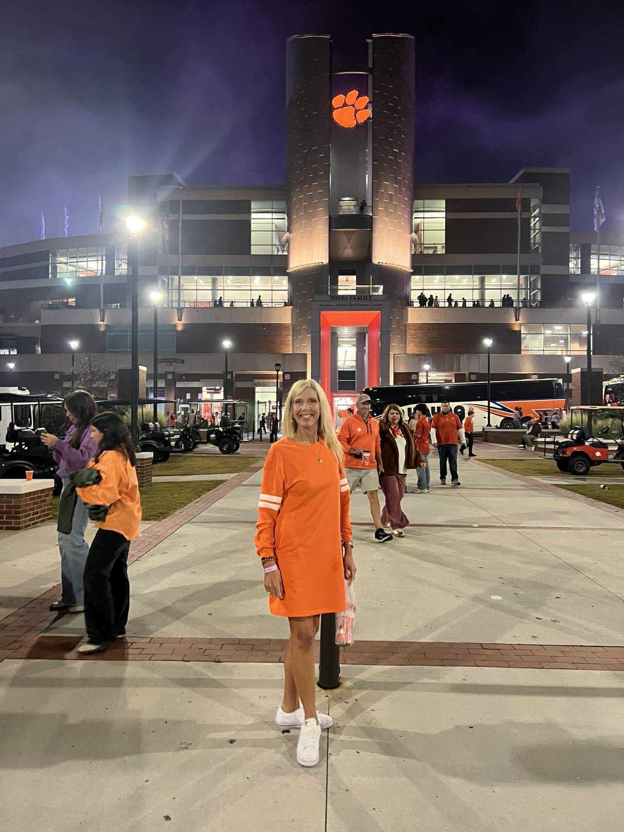 Orange Game Day Dress