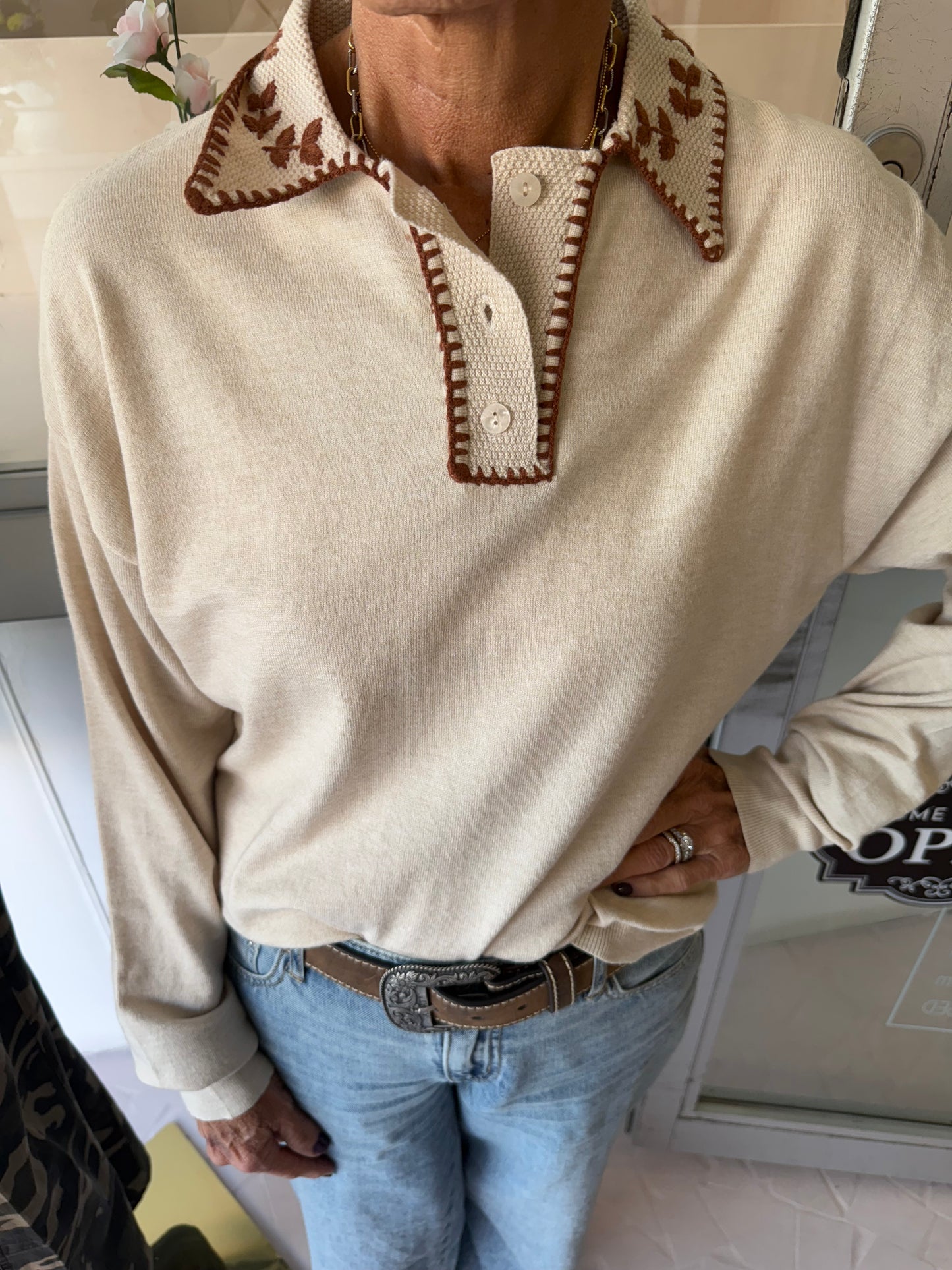 Maggie Polo Sweater