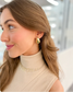 Shelia Fajl Serene Studs - Shiny Gold