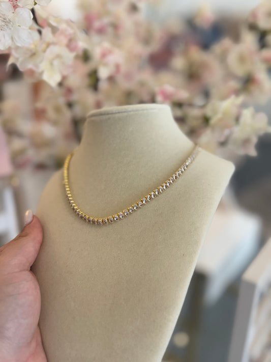 Marquise Tennis Necklace