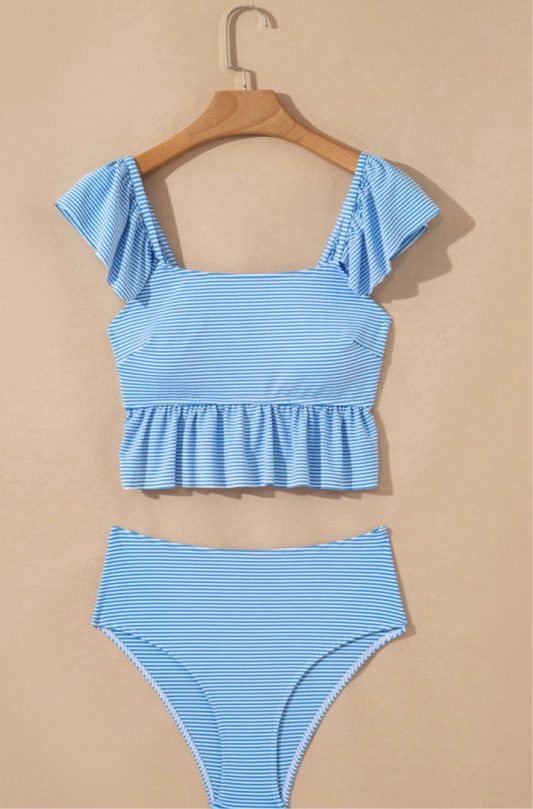 Ruffled Swim Set