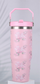 Pink Bow Floral Tumbler