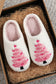 Pink Tree Slippers