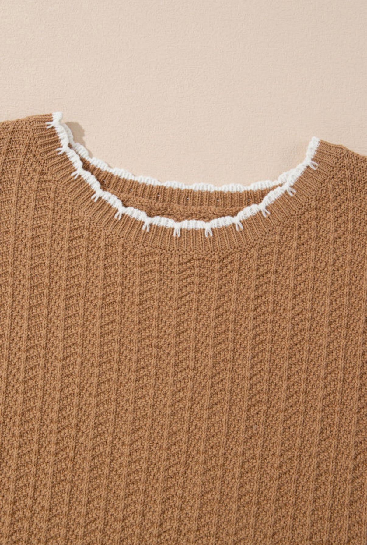 Camel Knit Blouse