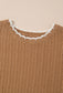 Camel Knit Blouse