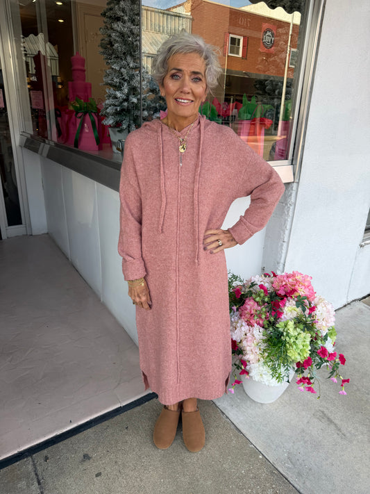 Mauve Sweater Dress