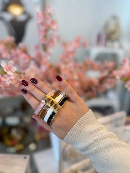 Blush H Cuff Bracelet
