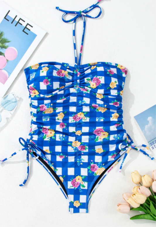 Vintage Floral Swim Set