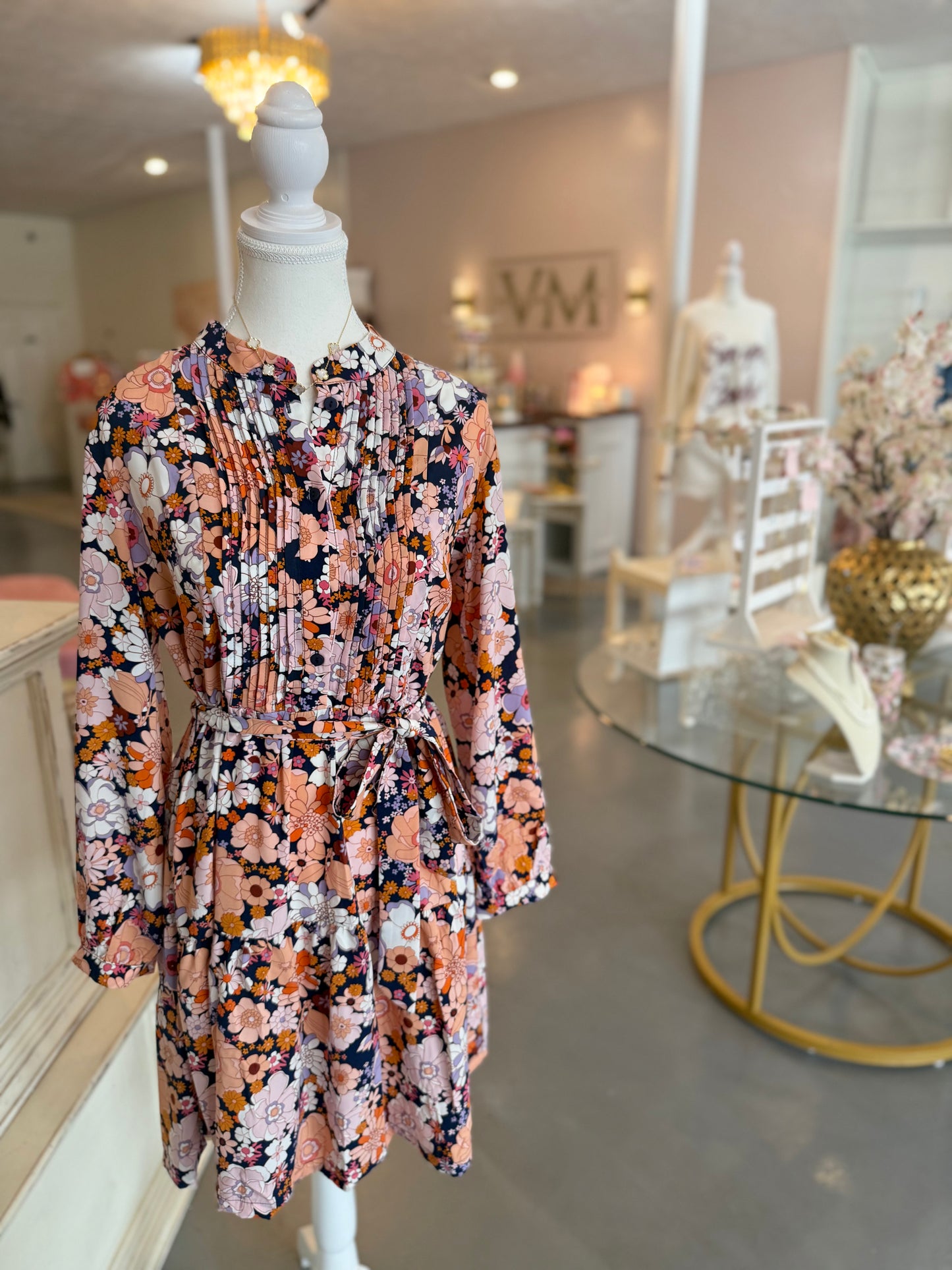 Rustic Floral Dress