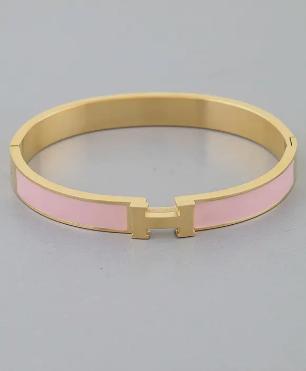 Blush H Cuff Bracelet