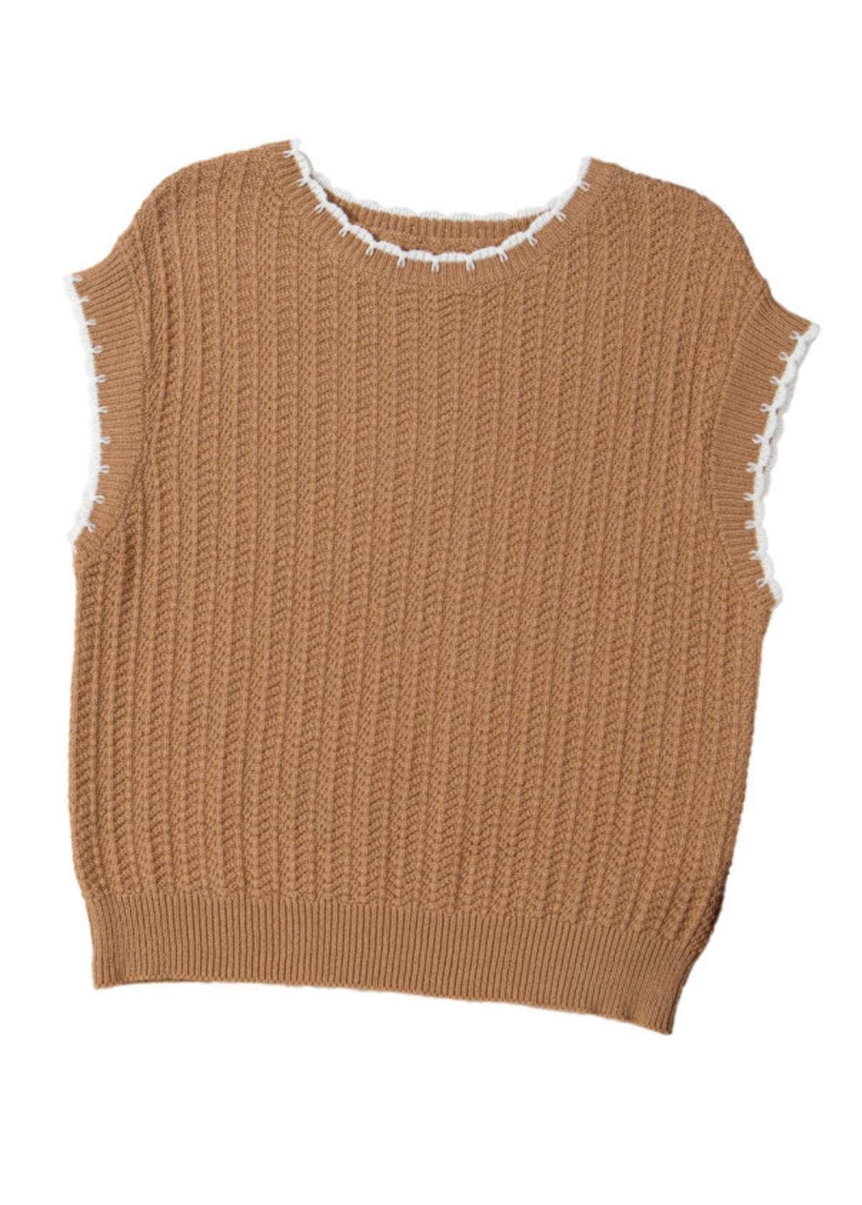 Camel Knit Blouse