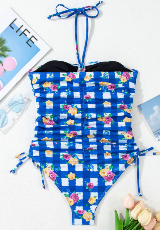 Vintage Floral Swim Set