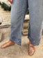 Dusk Blue Cropped Denim