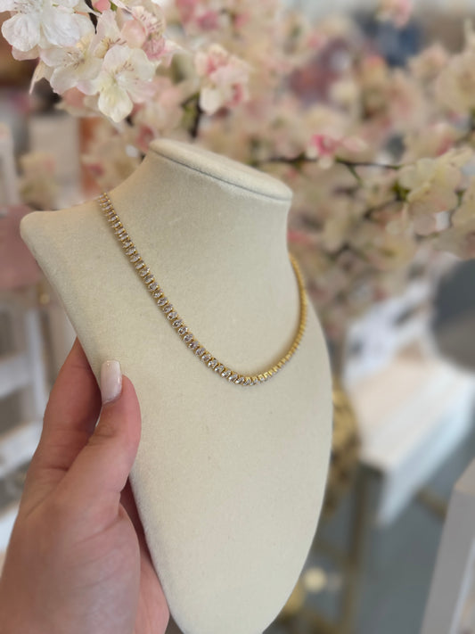Marquise Tennis Necklace