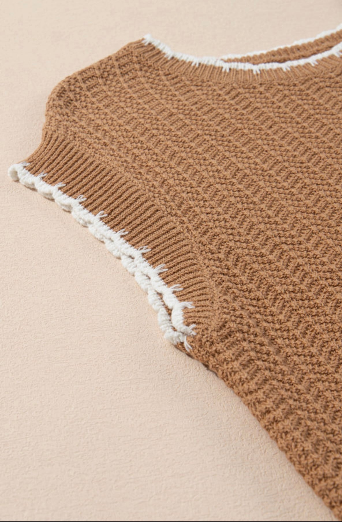 Camel Knit Blouse
