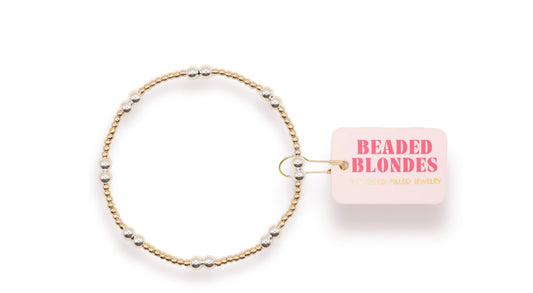 Beaded Blondes - Gold Silver Leah