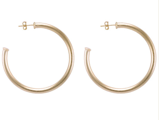 Sheila Fajl - Small Everybody’s Favorite Hoop Champagne