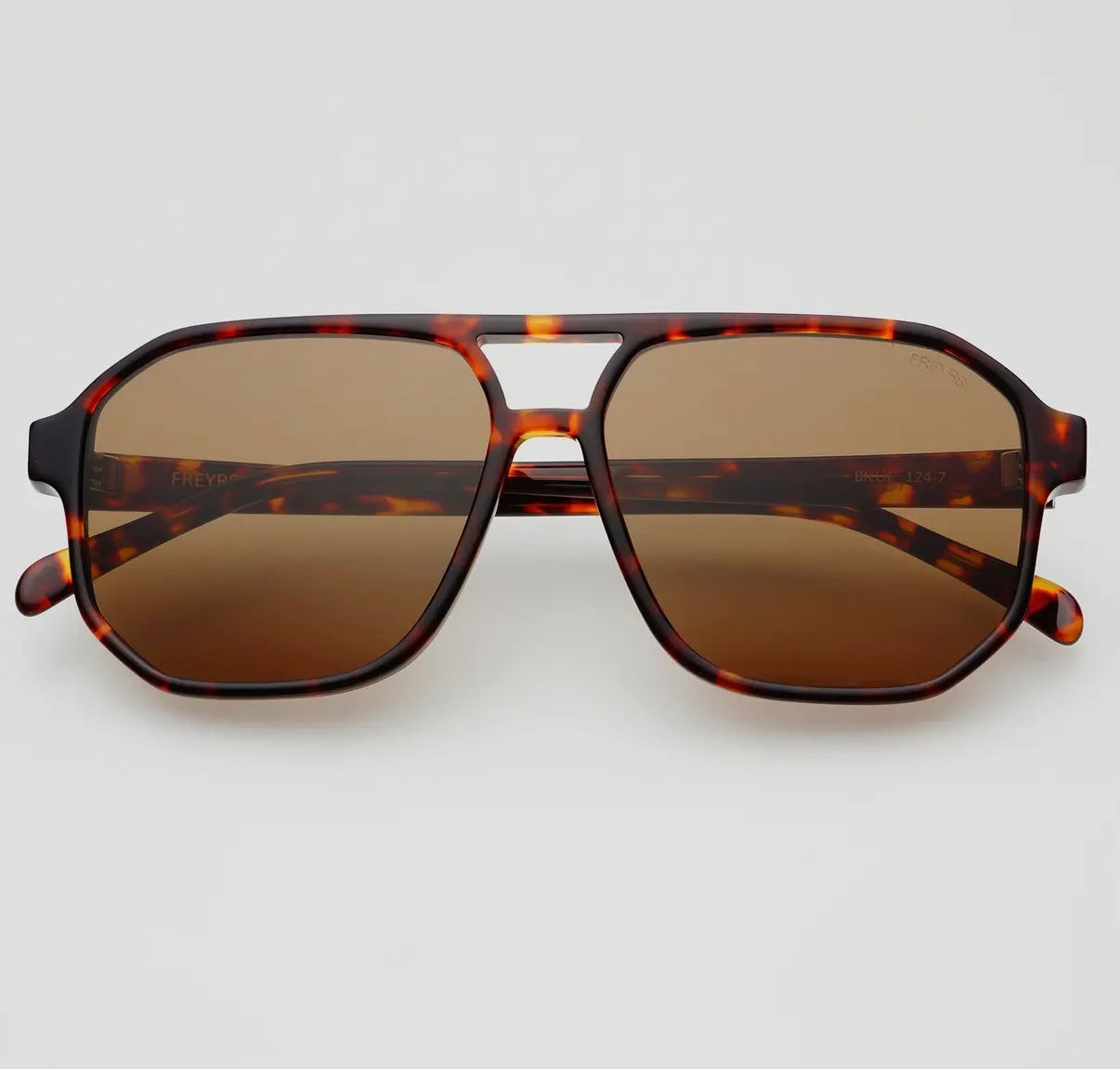 Freyrs Sunglasses - Billie Aviator Dark Tortoise