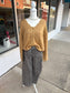 French Beige Lantern Sweater