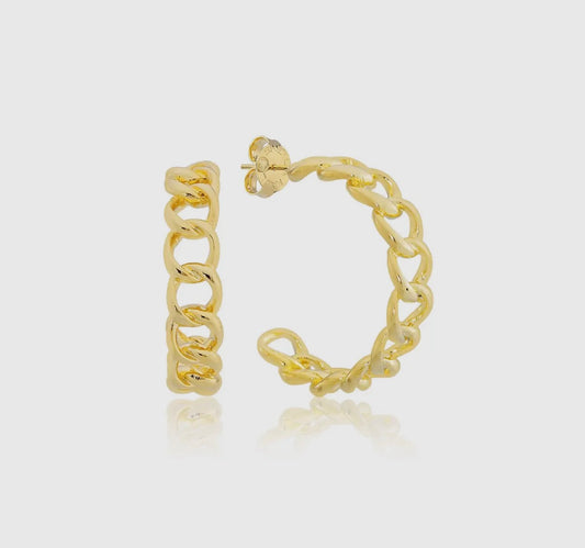 Shelia Fajl - Petite Chain Hoops