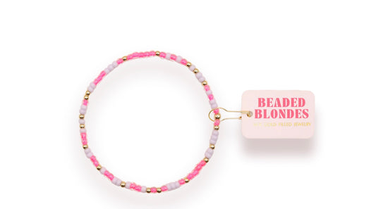 Beaded Blondes - Pink And Lilac Sprinkle