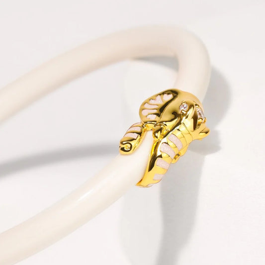 BuDah Girl Bangle - Ivory Fauna Elephant