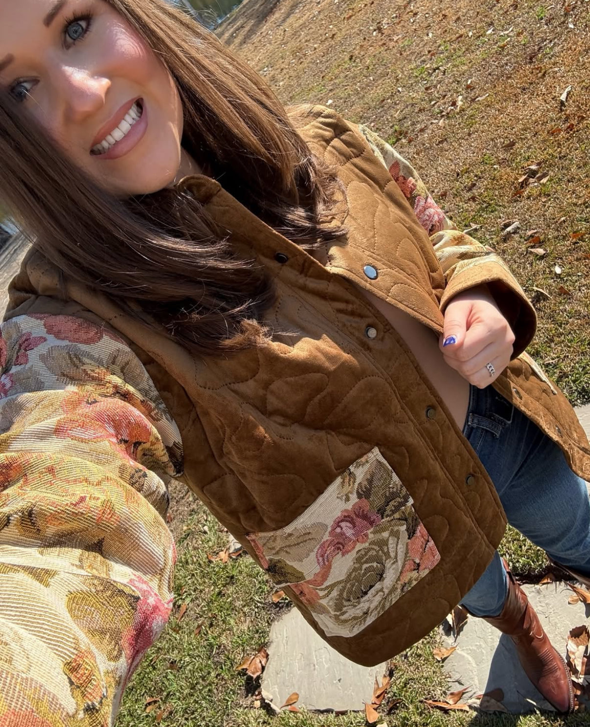 Patchwork Floral Jacket