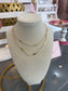 Pearls And Crosses Necklace