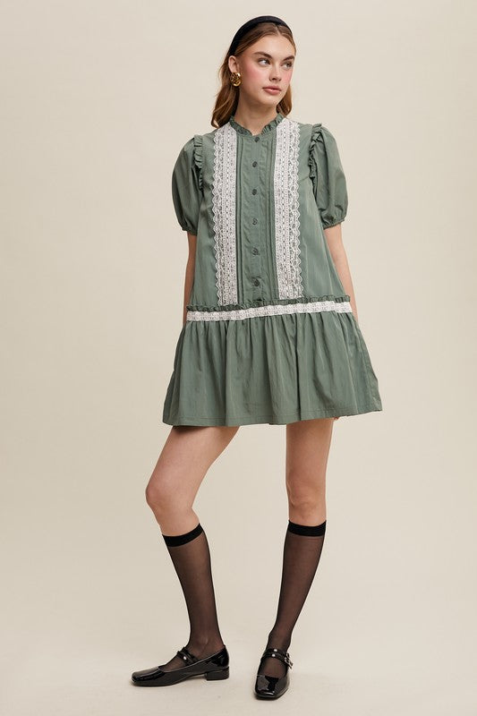 Eucalyptus Lace Dress