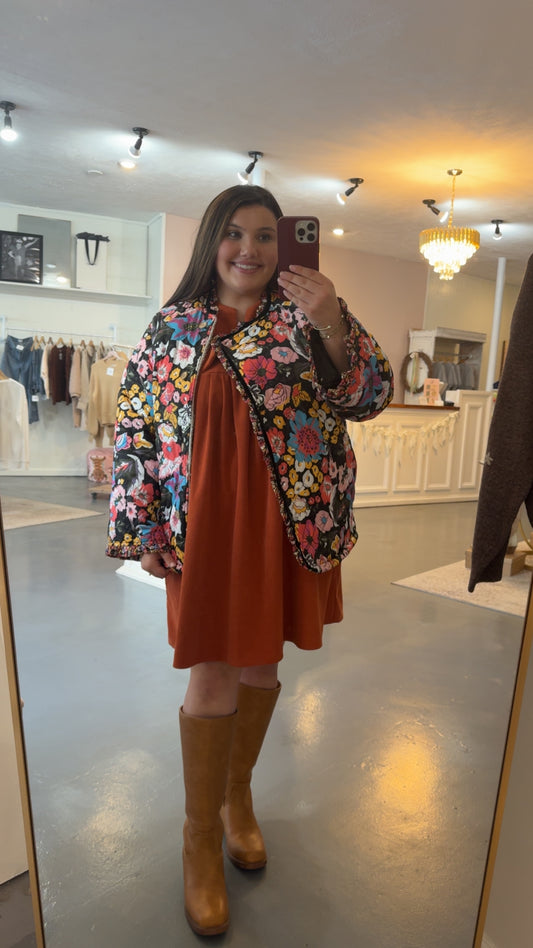 Floral Quilted Jacket