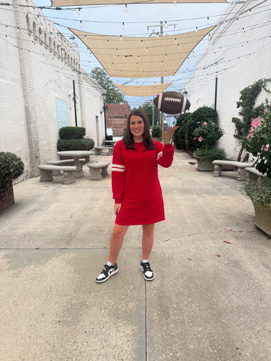 Red Game Day Dress
