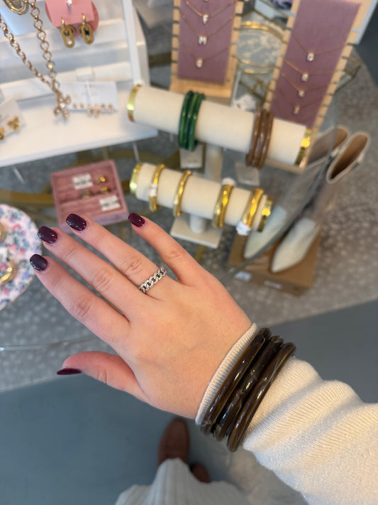 Chocolate Bracelet Stack