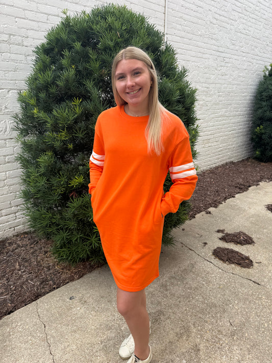 Orange Game Day Dress