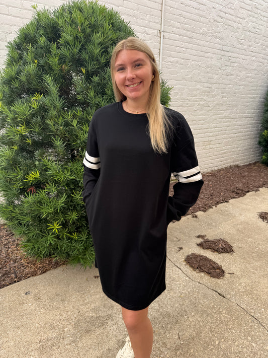Black Game Day Dress