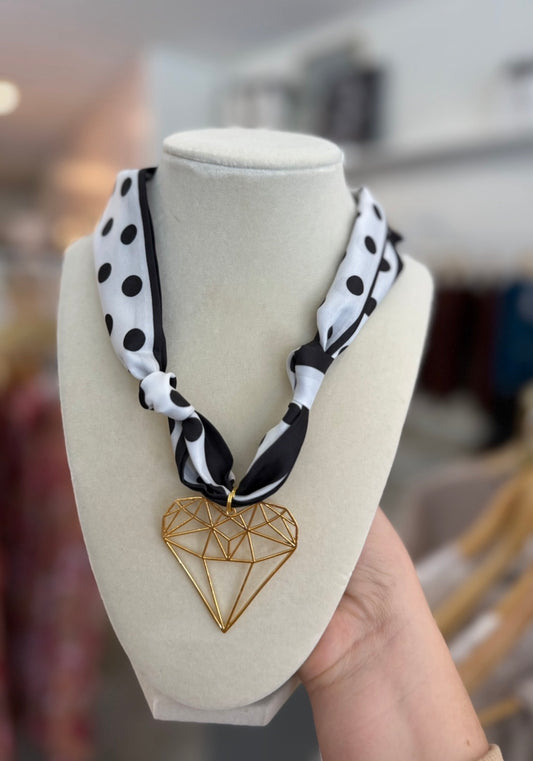 Diamond In My Pocket Scarf Necklace