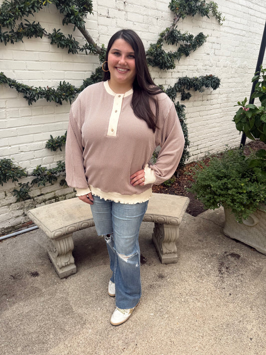 The Mocha Henley
