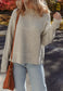 Taupe Waffle Sweater