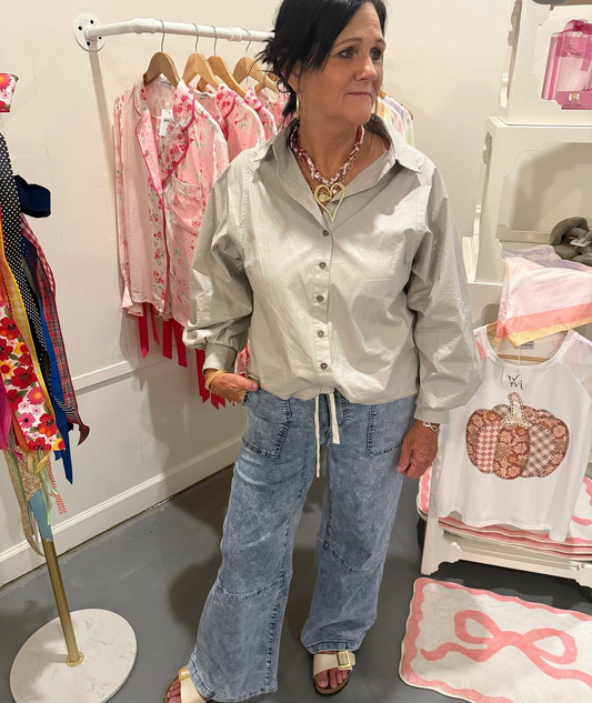 Tie Denim Jeans