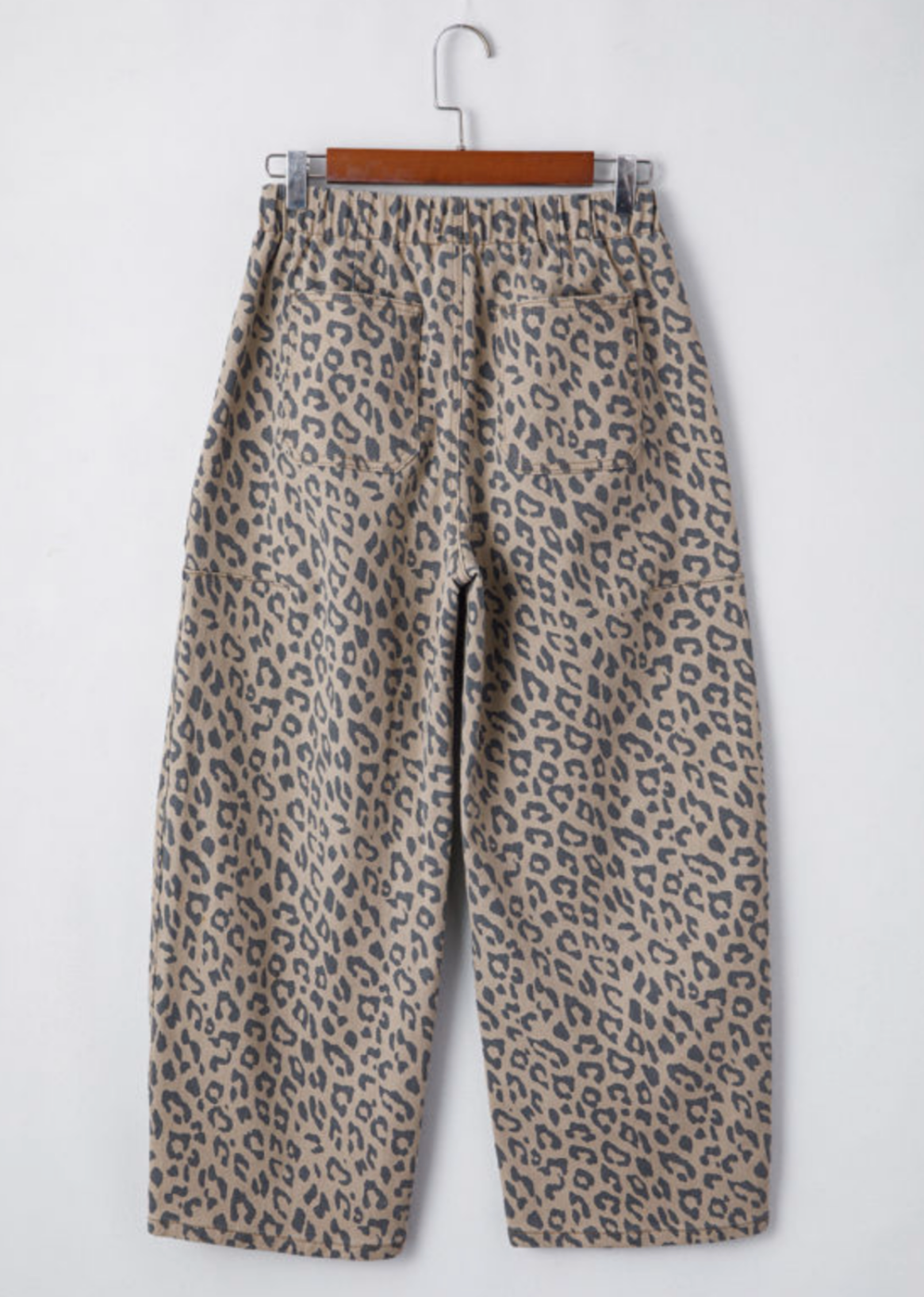 The Leopard Barrel Jeans