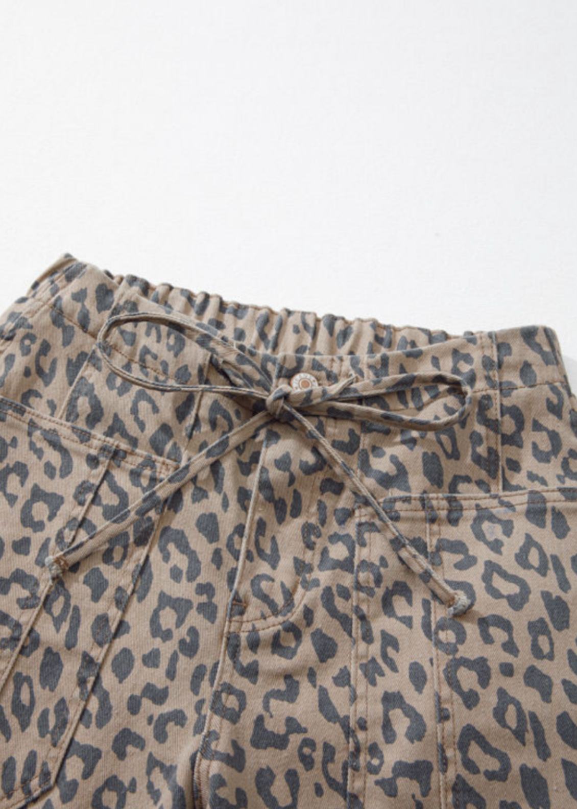 The Leopard Barrel Jeans